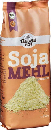 Harina de soja tostada sin gluten BIO 250 g - BAUCK HOF